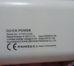 PZX power bank 10400mah for sale