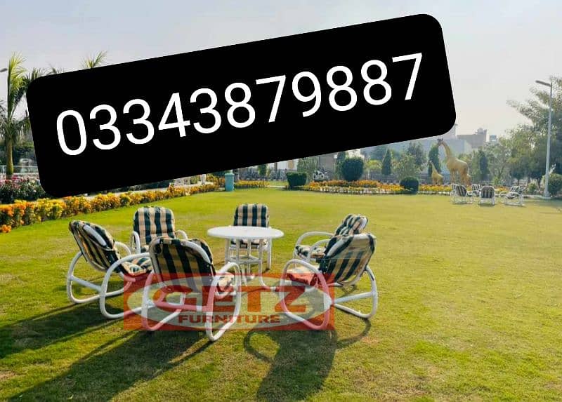 Garden uPVC Garden Lawn Outdoor Chairs Avail 03033879933 0