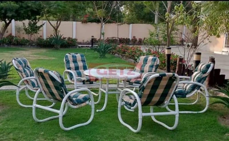 Garden uPVC Garden Lawn Outdoor Chairs Avail 03033879933 1