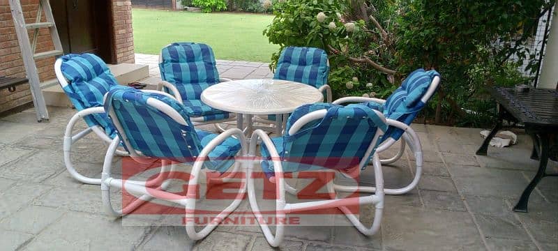 Garden uPVC Garden Lawn Outdoor Chairs Avail 03033879933 4