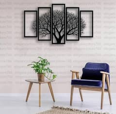 evento wooden wall 3D dacortion 5 pieces of tree