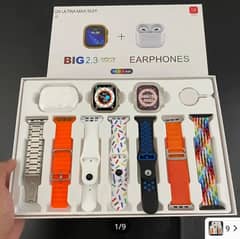 Smart watch/ different belts / new ear pods