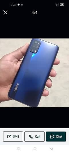 realme 7 pro 12/128 10/10 display finger 65w charge pubg 60fps exchang 0