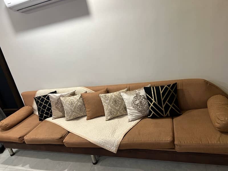 5 seater sofa Solid Wood 1