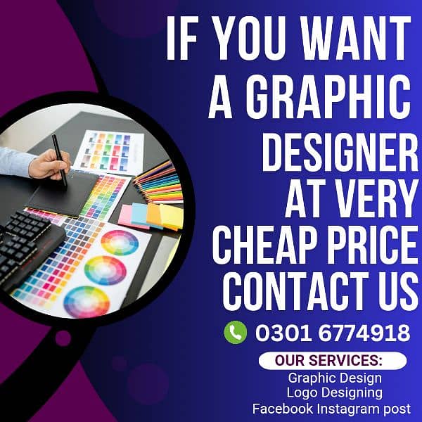 Graphic Designing for your brand or business at very cheap Price 0