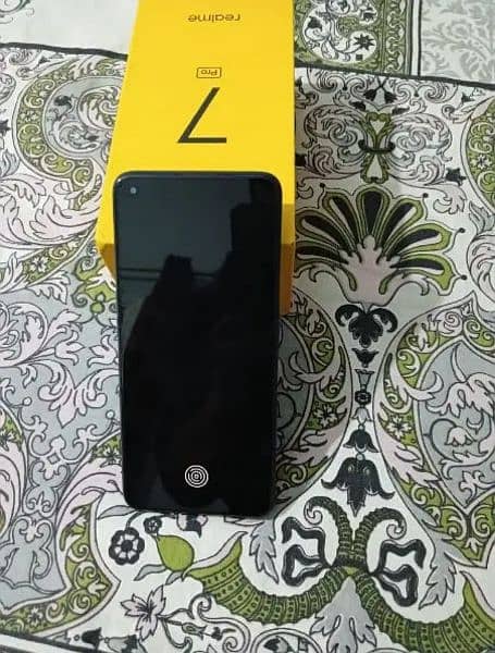 realme 7 pro with box and accessories PTA official approved. 1