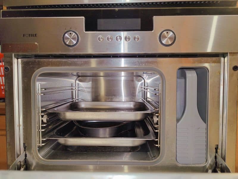 built-in electric steam oven 1