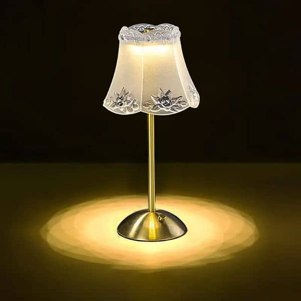 Metal Crystal LED Table Lamp, 1