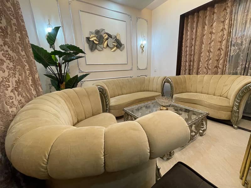 7 Seater Sofa Set with Table (2+2+3) 1