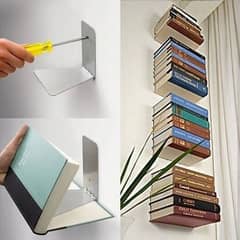 2Pc Conceal Invisible Book Shelf