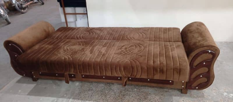 wooden sofa cum bed available for sale in wholesale price 5