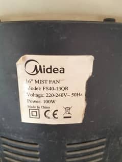 midea fan stand fan imported from dubai