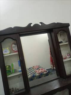 wooden mirror Huge