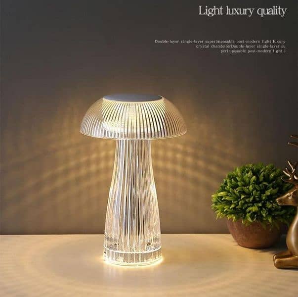 Crystal LED Table Lamp, 1