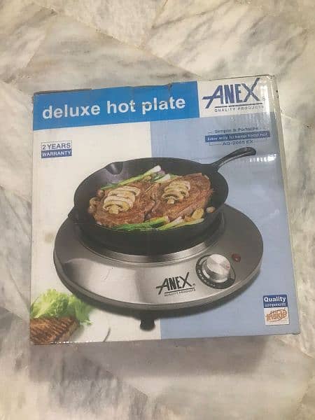 Hot plate only 1 time used 1