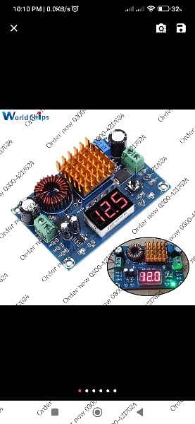 Boost Buck converter DC-DC 5V to DC 1-24V Adjustable  solar meter Step 0