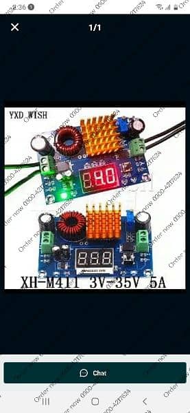 Boost Buck converter DC-DC 5V to DC 1-24V Adjustable  solar meter Step 2