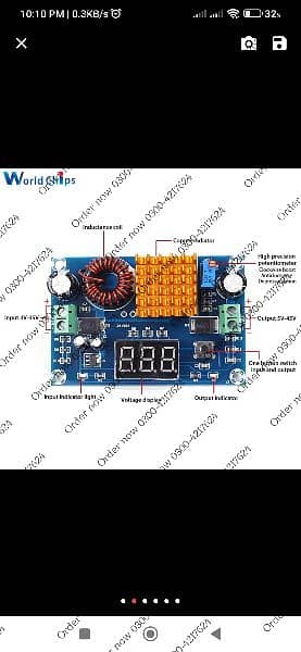 Boost Buck converter DC-DC 5V to DC 1-24V Adjustable  solar meter Step 3