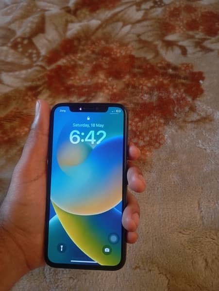 iPhone X 256 gb with box PTA approved 2