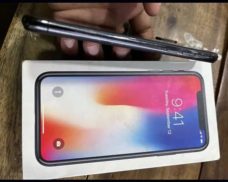 iPhone X 256 gb with box PTA approved 9