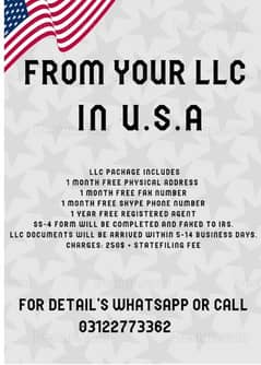 LLC Formation in U. S. A