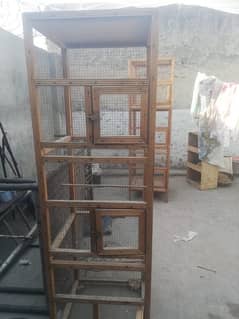 birds cages ( 2 )with trays
