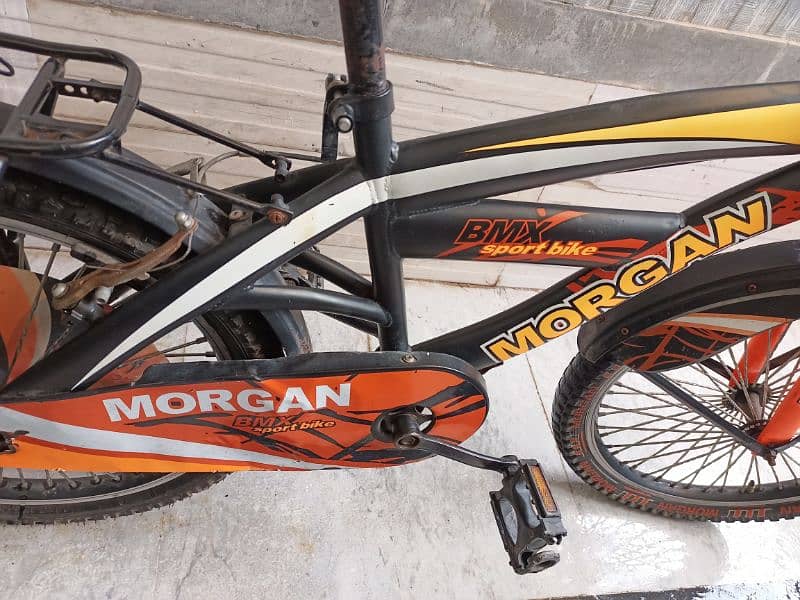 CYCLE, MORGAN SLIGHTLY USED, NEW TYER INSTALLED, JUST LIKE NEW 2