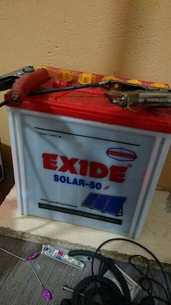 Exide solar 50 battery bilkul ok hai warranty tak dunga 4