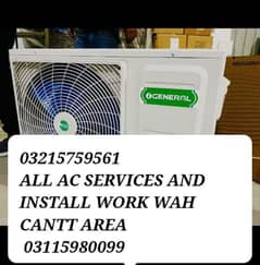 AC SERVICES AND INSTALL WORK