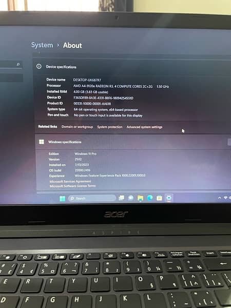 Acer laptop for sale 1