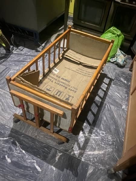Bed/ baby cart for sale not much used 2