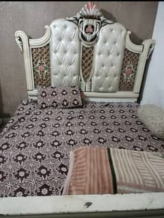 wooden bed full set for sale