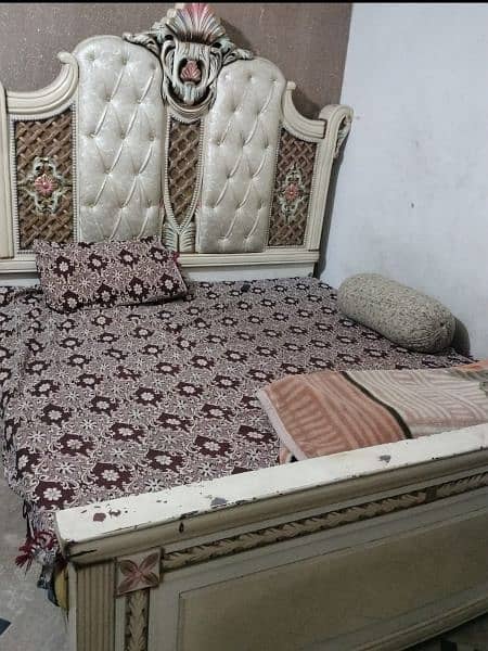 wooden bed full set for sale 2