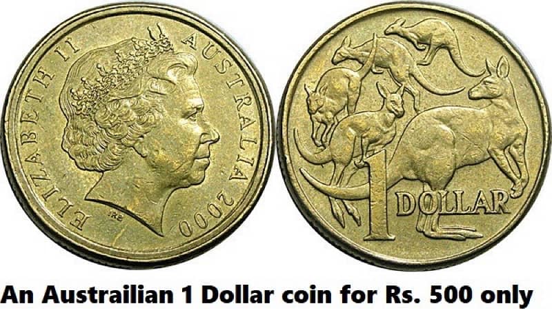 10 Different Dollar Coins of 10 Different Countries (USA, NZ, Canada+) 2