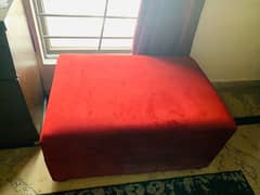 Sofa with foot rest