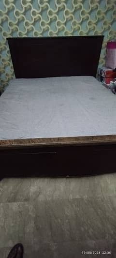 double bed used cheap process used bed with metress