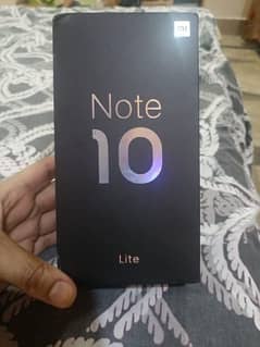 Mi NOTE  10 LITE 8+3 /128 FULL BOX PTA PROVED NOT OPEN NOT REPEAR