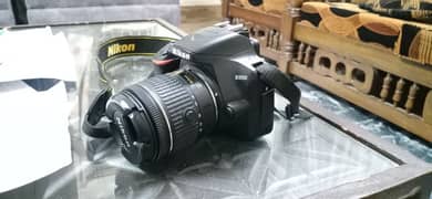 NIKON D3500 with 18-55mm kit lens in neat condition for sale