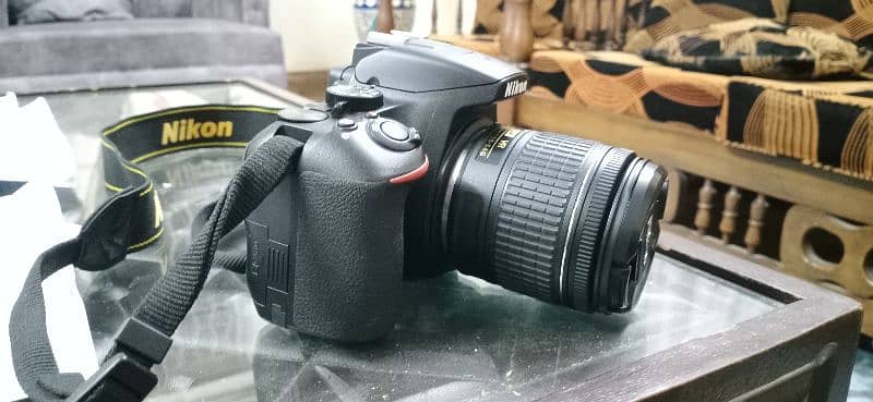 NIKON D3500 with 18-55mm kit lens in neat condition for sale 1