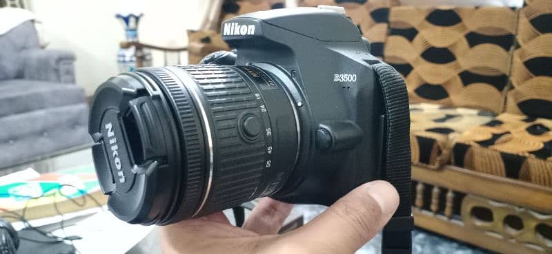 NIKON D3500 with 18-55mm kit lens in neat condition for sale 5