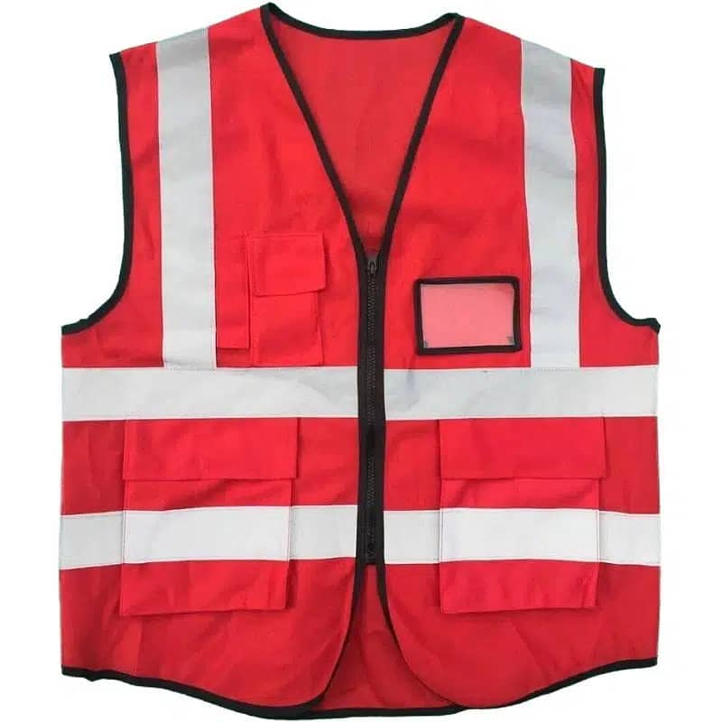 Road Worker Mesh Labour Safety Vest with reflector shin excellent 1