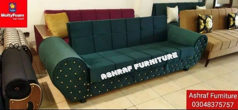 Molty| Chair set |Stool| L Shape |Sofa|Sofa Combed|Double Sofa Cum bed 4