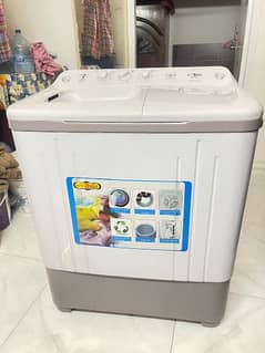 washing machine just like new sale price 15,000