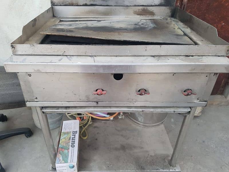 stainless steel Burger tawa hotplate 3