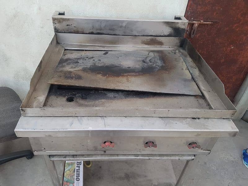 stainless steel Burger tawa hotplate 4