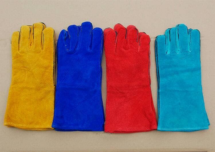 Full Grain TIG Welding Glove REINFORCED 16 inch red color 0