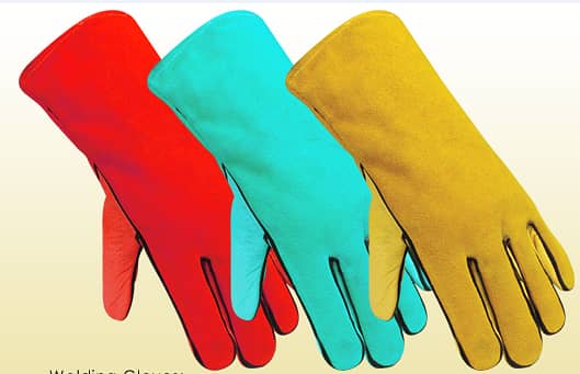 Full Grain TIG Welding Glove REINFORCED 16 inch red color 1