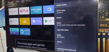 Mi android 4k led 55 inch ,used oringnal