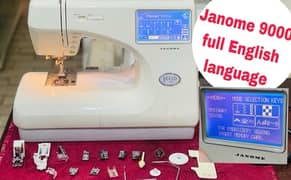 janome 9000 Embriodery sewing machine