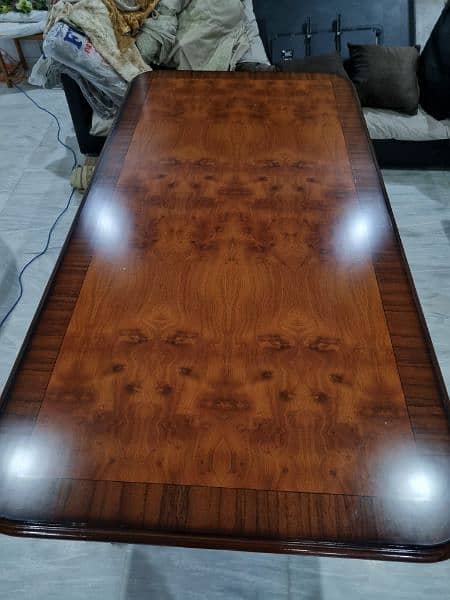 English Heavy Large Royal wooden Dining Table 5